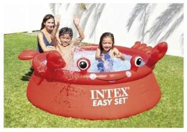 Бассейн надувной Intex Crab Easy Set 26100 NP 