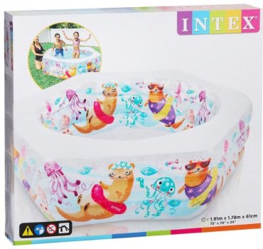 Бассейн надувной Intex Морской риф 56493 NP, 191x178x61 см - ForteMarket Бассейн надувной Intex Морской риф 56493 NP, 191x178x61 см купить,0