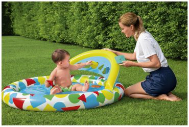 Бассейн надувной Bestway 52378, 120x117x46 см купить,NaN