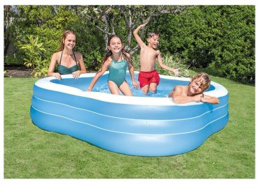 Бассейн надувной Intex 57495, 229x229x56 см купить,NaN