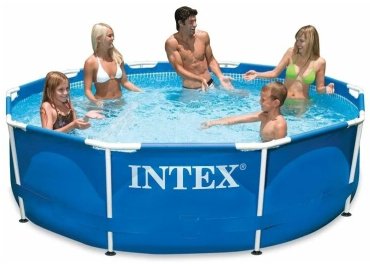 Бассейн каркасный Intex 28202 NP, 305x305x76 см - ForteMarket Бассейн каркасный Intex 28202 NP, 305x305x76 см купить,0