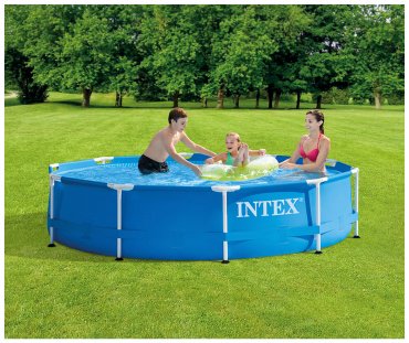 Бассейн каркасный Intex 28202 NP, 305x305x76 см - ForteMarket Бассейн каркасный Intex 28202 NP, 305x305x76 см купить,0