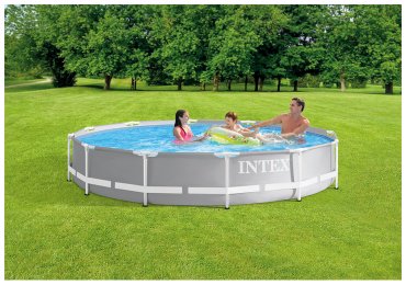 Бассейн каркасный Intex 26712 NP, 366x366x76 см - ForteMarket Бассейн каркасный Intex 26712 NP, 366x366x76 см купить,0