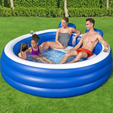 Бассейн надувной Bestway 54422, 232x219x79 см купить,NaN