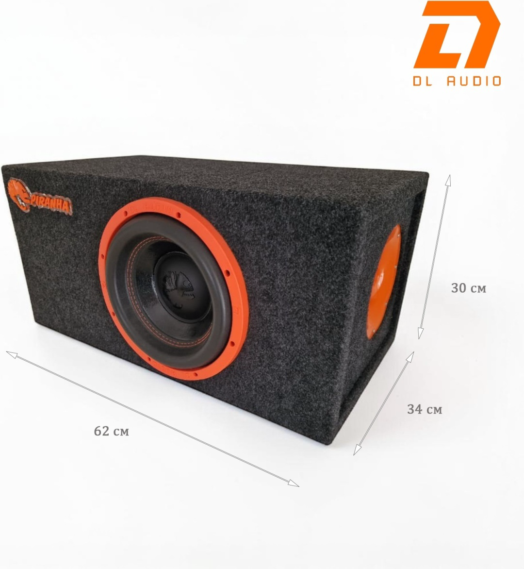 Сабвуфер DL Audio Piranha 10 v.2 с усилителем Piranha 1.500 