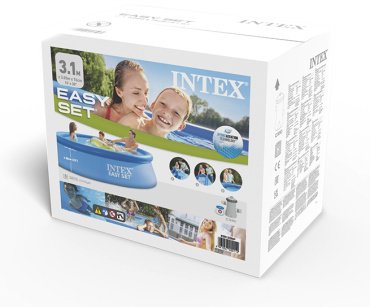 Бассейн надувной Intex 28122 np, 305x305x76 см купить,NaN