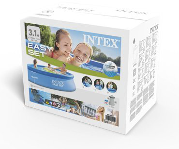 Бассейн надувной Intex 28122 np, 305x305x76 см купить,NaN