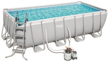 Бассейн каркасный Bestway Power Steel Rectangular 56671, 488x244x122 см - ForteMarket Бассейн каркасный Bestway Power Steel Rectangular 56671, 488x244x122 см купить,0