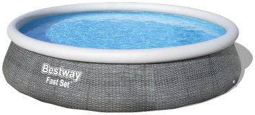 Бассейн надувной Bestway Fast Set 57376, 396x84 см