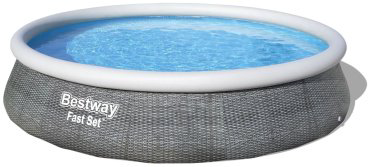 Бассейн надувной Bestway Fast Set 57376, 396x84 см