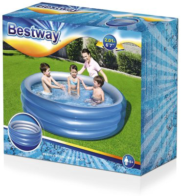 Бассейн надувной Bestway 51043 синий, 201x53 см