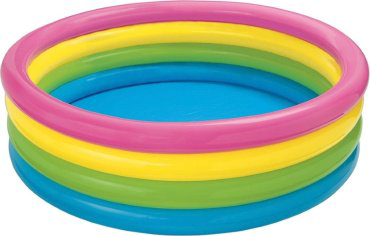 Бассейн надувной Intex Sunset Glow 56441 NP, 168x168x46 см