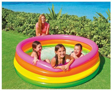 Бассейн надувной Intex Sunset Glow 56441 NP, 168x168x46 см