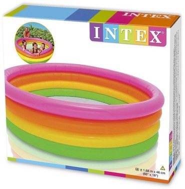 Бассейн надувной Intex Sunset Glow 56441 NP, 168x168x46 см - ForteMarket Бассейн надувной Intex Sunset Glow 56441 NP, 168x168x46 см купить,0