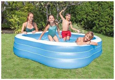 Бассейн надувной Intex 57495 NP, 229x229x56 см - ForteMarket Бассейн надувной Intex 57495 NP, 229x229x56 см купить,0