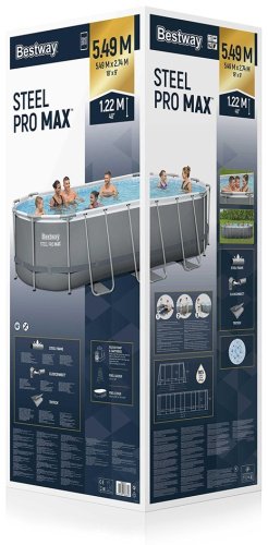 Бассейн каркасный Bestway Power Steel/56710, 549x274x122 см купить,0