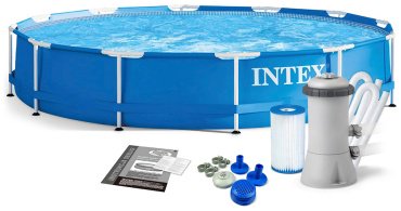 Бассейн каркасный Intex 28212 NP, 366x366x76 см