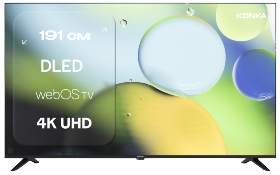 Телевизор Konka 75" KT75-U683WB LED 4K UHD Black купить,NaN