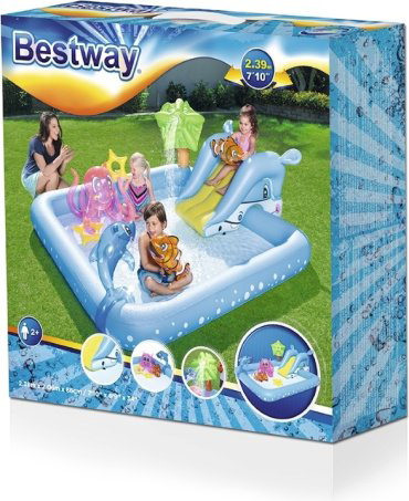 Бассейн надувной Bestway Аквариум 53052 308л купить,21151