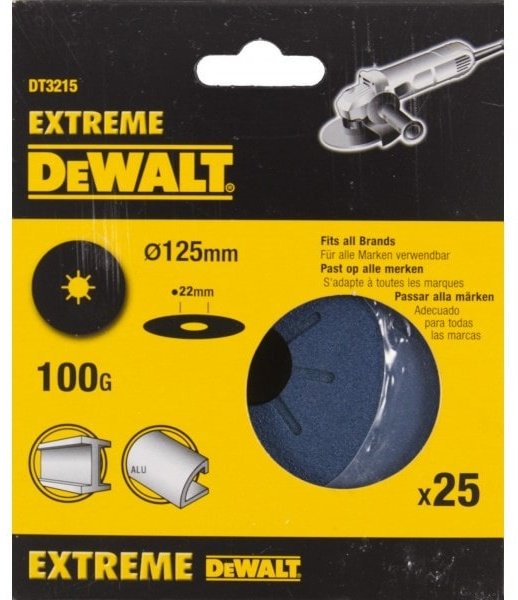 Шлифовальный круг DeWALT DT3215 125 мм 25 шт купить,NaN