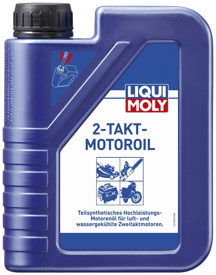 Моторное масло Полусинтетическое LIQUI MOLY 2-TAKT-MOTOROIL 10W 1 л купить,NaN