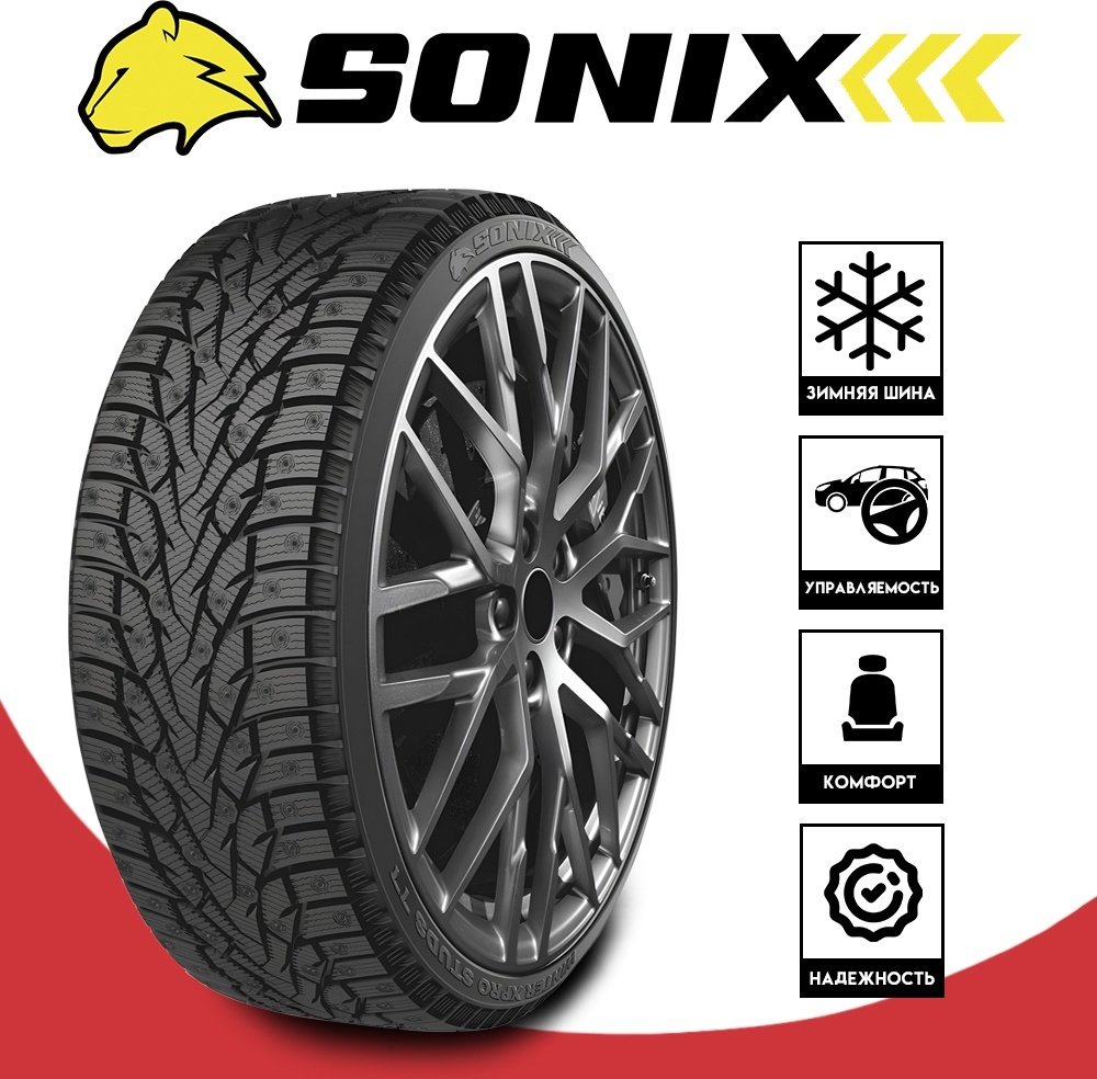 Sonix WINTER XPRO STUDS 77 185/75 R16C 104 R без шипов купить,NaN