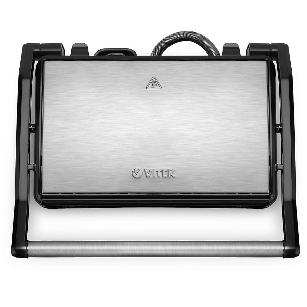 Гриль-пресс Vitek VT-2639 серебристый купить,NaN