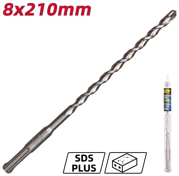 DELI бур EDH-Y08210 (SDS-plus, 8х160х210 мм) 1 шт