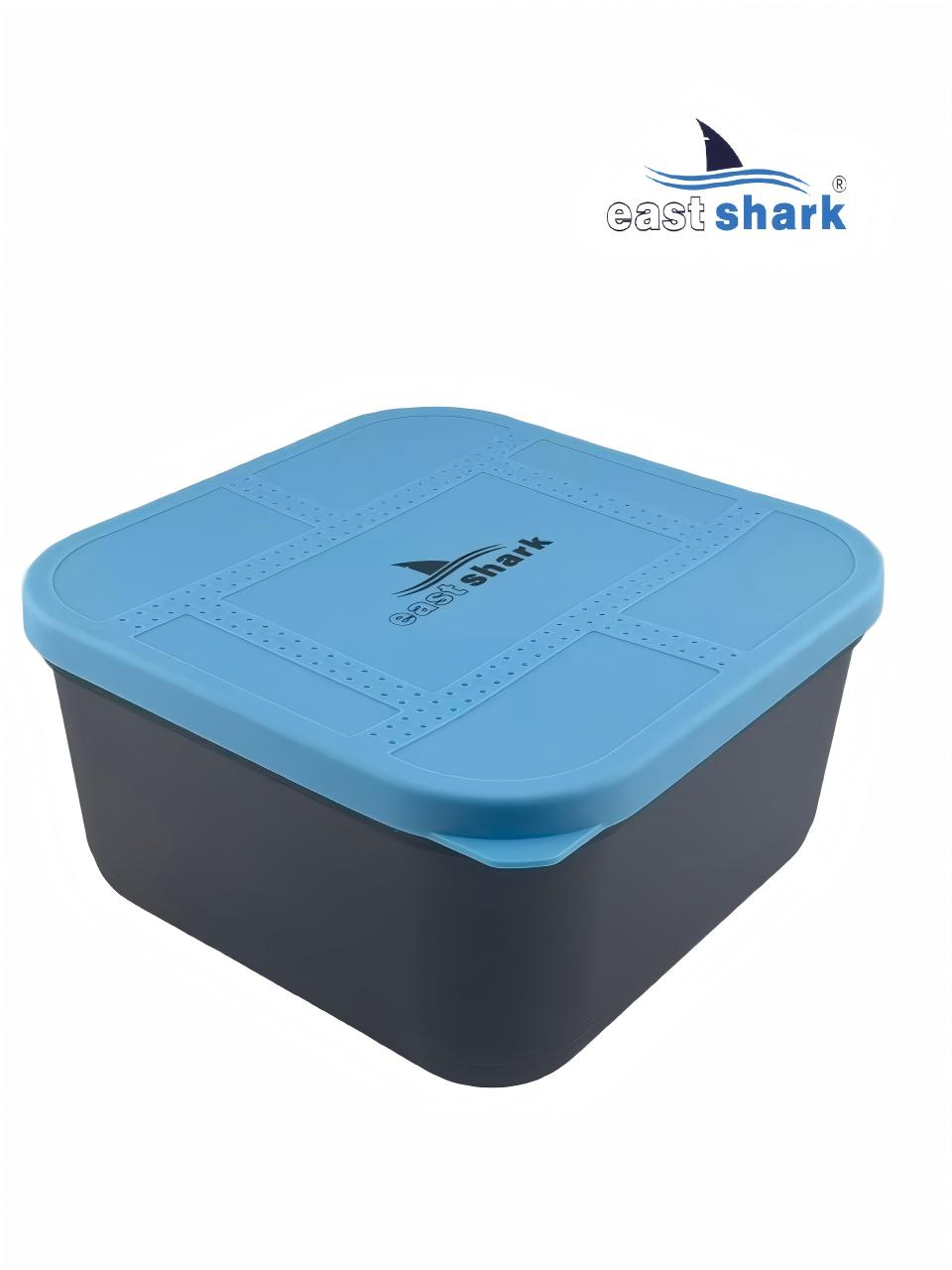 Емкость для наживки EastShark 95-T 1.6л сине-серая