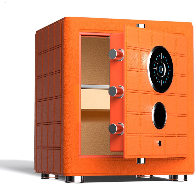 Сейф DELI AE690-Z ключевой, электронный, биометрический замок (360х470х400 мм) купить,NaN