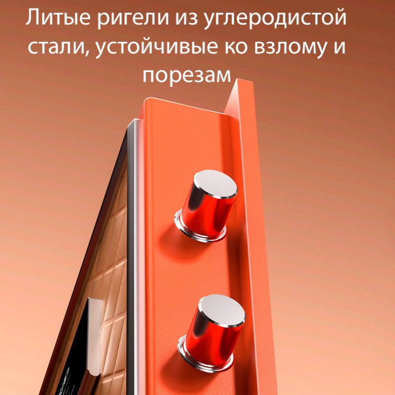 Сейф DELI AE690-Z ключевой, электронный, биометрический замок (360х470х400 мм) купить,NaN