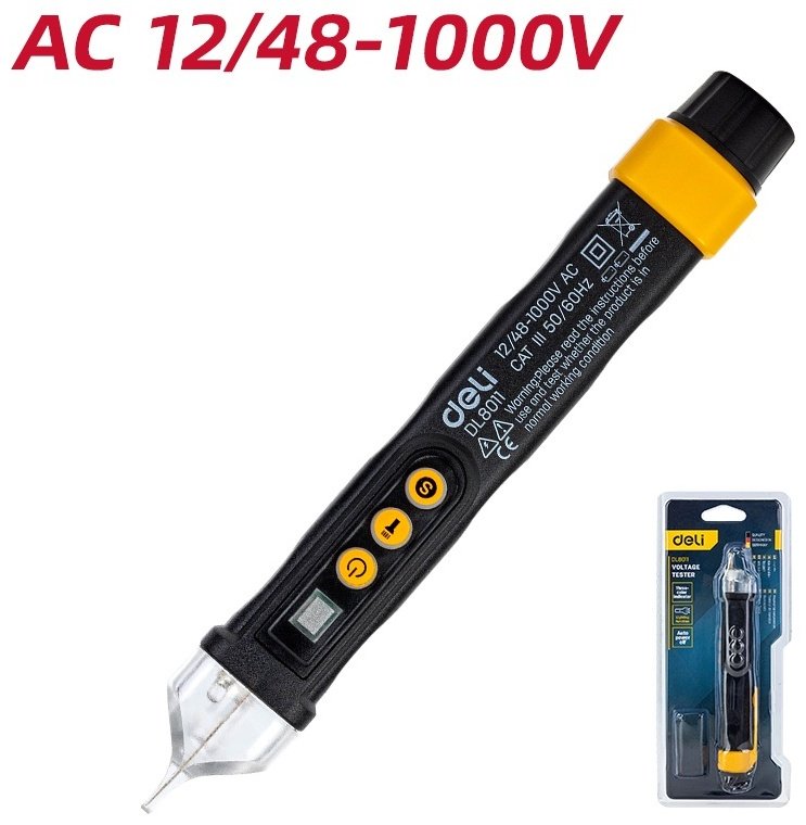 DELI индикатор напряжения EDL8011, цифровой