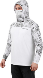 Лонгслив Аquatic Дж-08 white camo бело-серый M