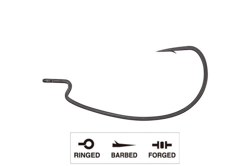 Крючки для рыбалки Hayabusa WRM956 Wide Gap Offset №6/0 4шт