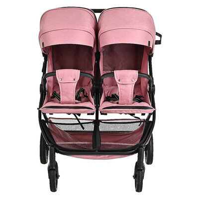 Коляска для двойни Pituso Duocity Dusty Rose купить,NaN
