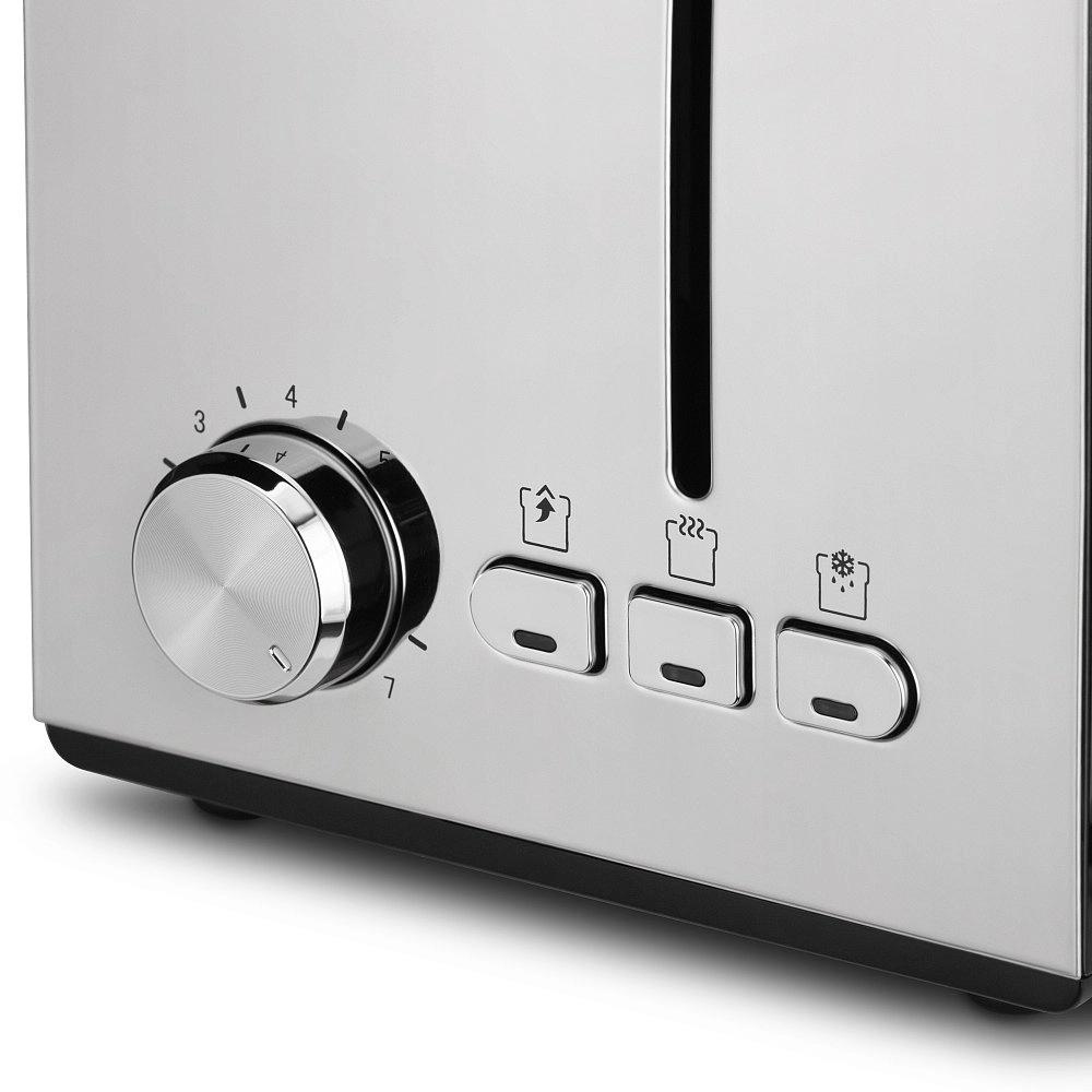Тостер Vitek VT-1583 черно-серебристый купить,0