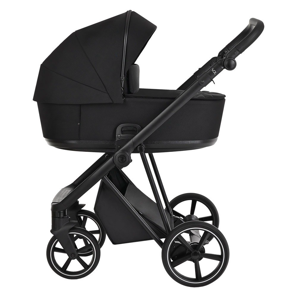 Коляска 2 в 1 Roan Sol True Black/Black купить,NaN