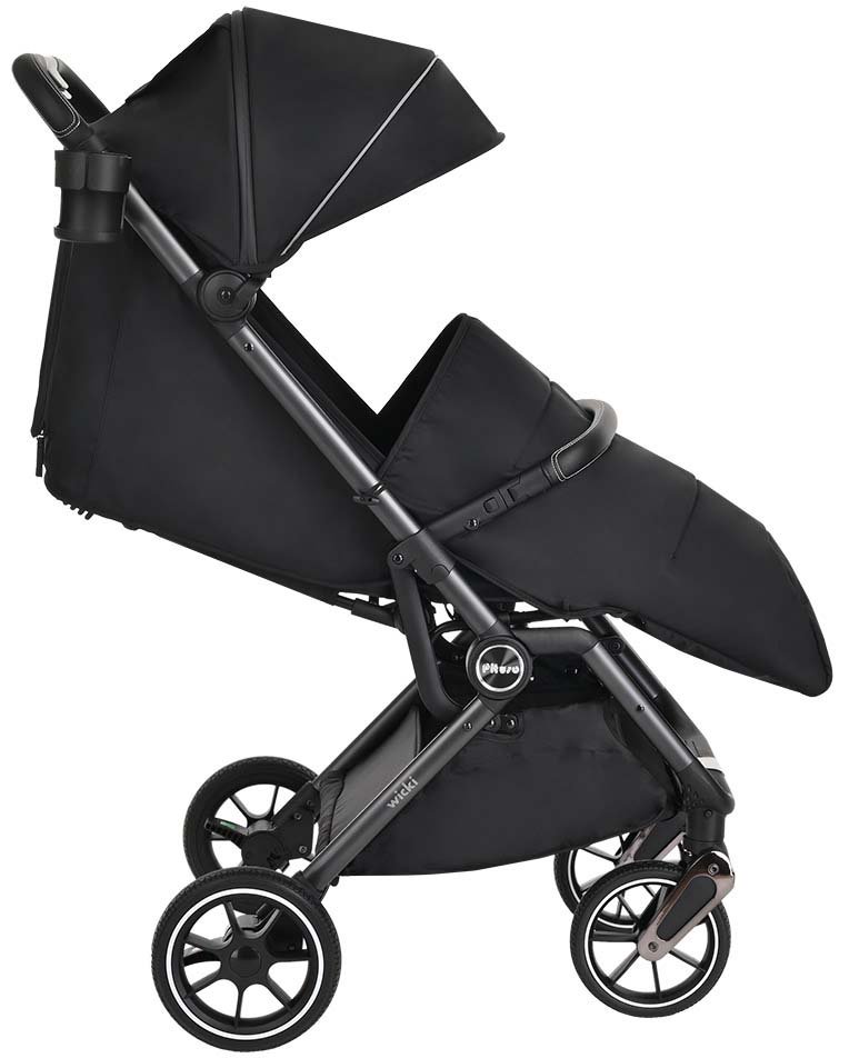 Коляска прогулочная Pituso Wicki Black купить,0