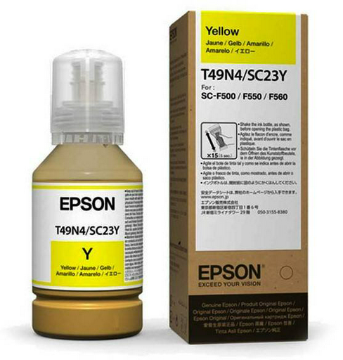 Чернила Epson TN49N4 Yellow для SureColor SC-F500 C13T49N400 желтые