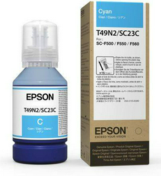 Чернила Epson TN49N2 Cyan для SureColor SC-F500 C13T49N200 голубые