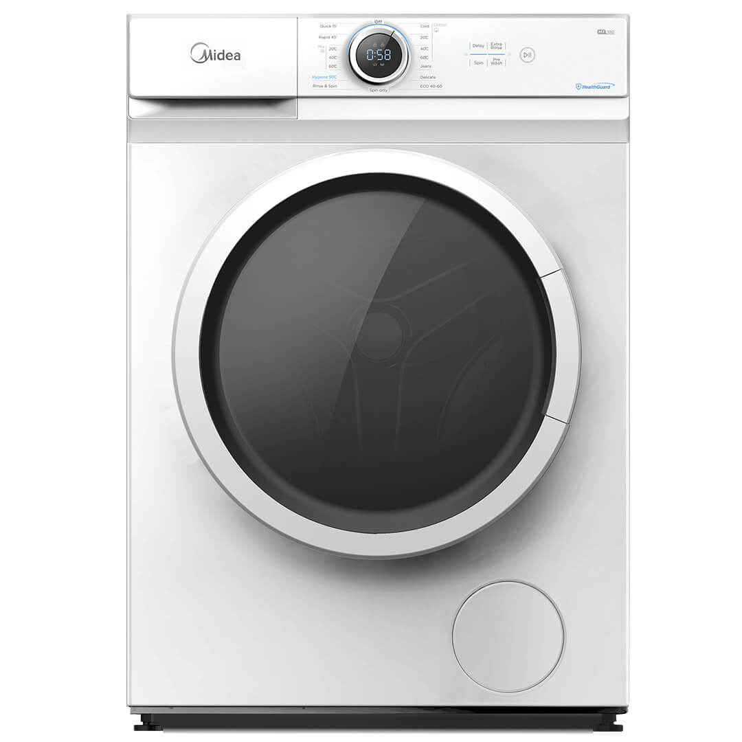 Стиральная машина Midea MF100W80B/W-C белая купить,NaN