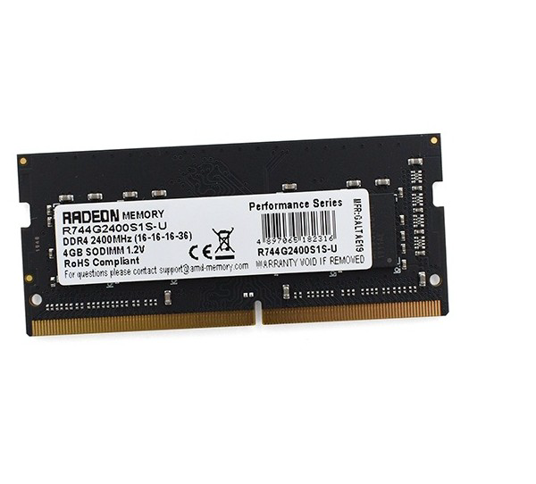 Оперативная память AMD Radeon R7 Performance R744G2400S1S-U 4GB BOX
