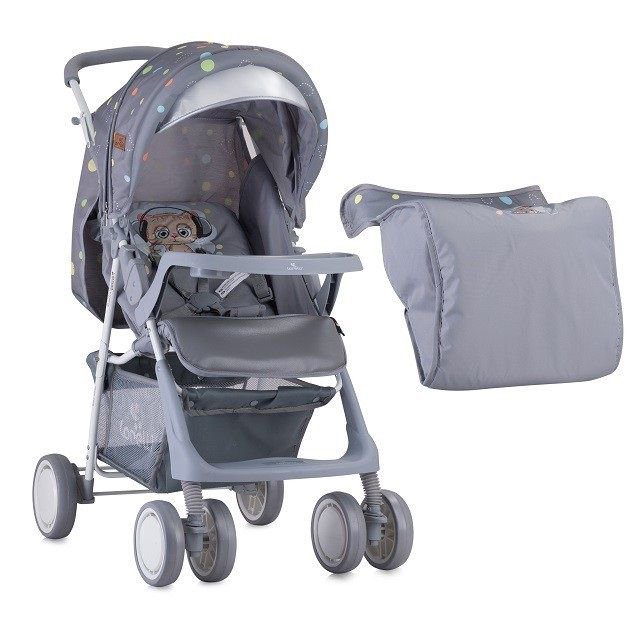Коляска Bertoni Fiesta Cute Kitten 1805 gray купить,NaN