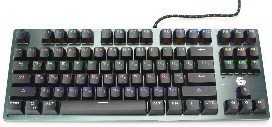 Клавиатура Gembird KB-G540L серая - ForteMarket Клавиатура Gembird KB-G540L серая купить,0