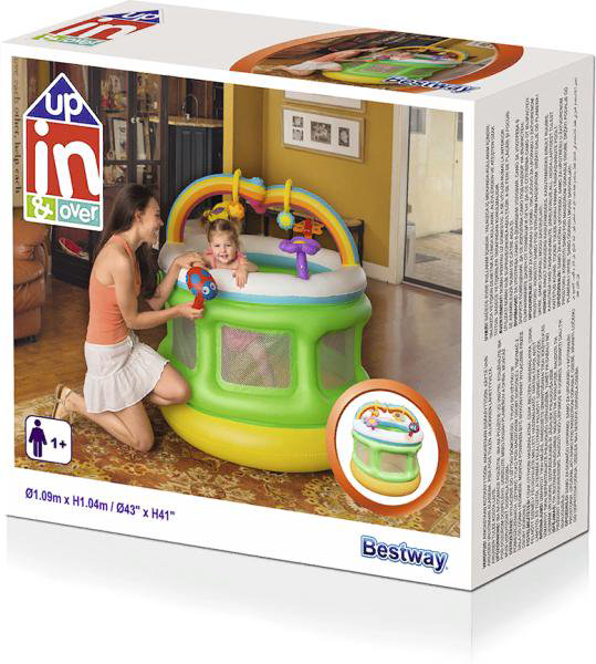 Манеж надувной Bestway 52221 зеленый купить,NaN