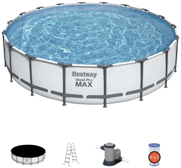 Бассейн каркасный Bestway Steel Pro Max 56462 23062л купить,0