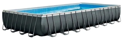 Бассейн каркасный Intex 26374NP 975x488 см серый