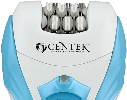 Эпилятор Centek CT-2190 бело-голубой купить,0