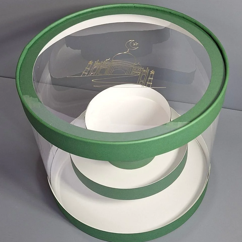 Коробка Box.kz аква-тубус 25х30 см зеленая  купить,0