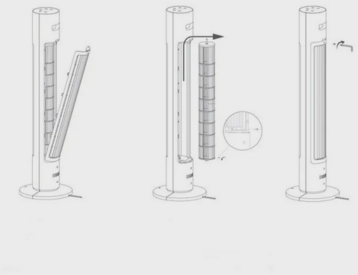 Вентилятор Xiaomi Mijia Smart DC Inverter Tower Fan 2 белый